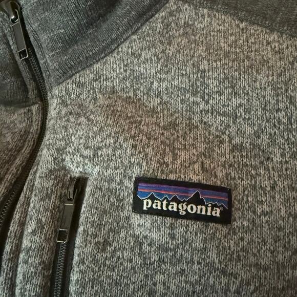 Patagonia 1/4 zip Better Sweater pullover nickle forge grey pocket 2x size XXL - Picture 10 of 12